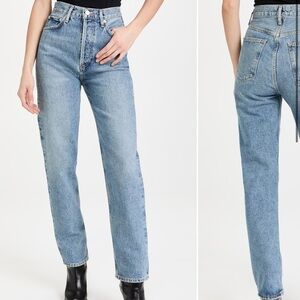 AGOLDE - 90's Pinch Waist High Rise Straight Jeans
